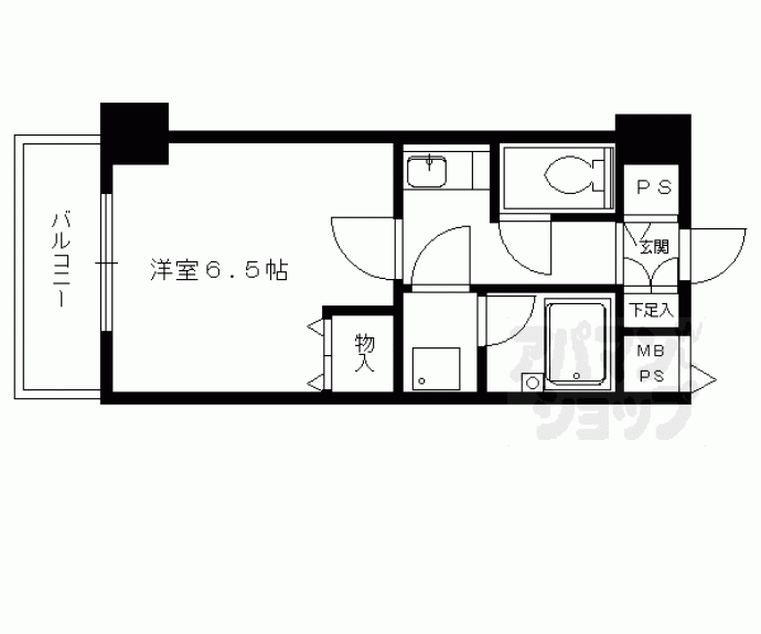 【ライオンズマンション下鴨本町】間取