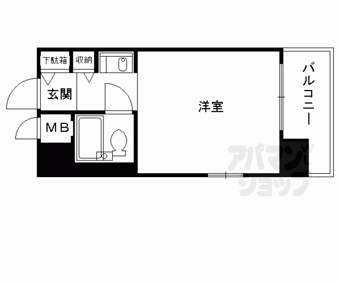 【スペリオン四条烏丸】間取