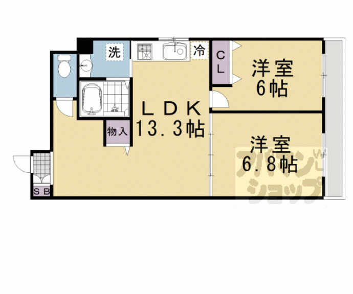 【富小路近藤ビル】間取
