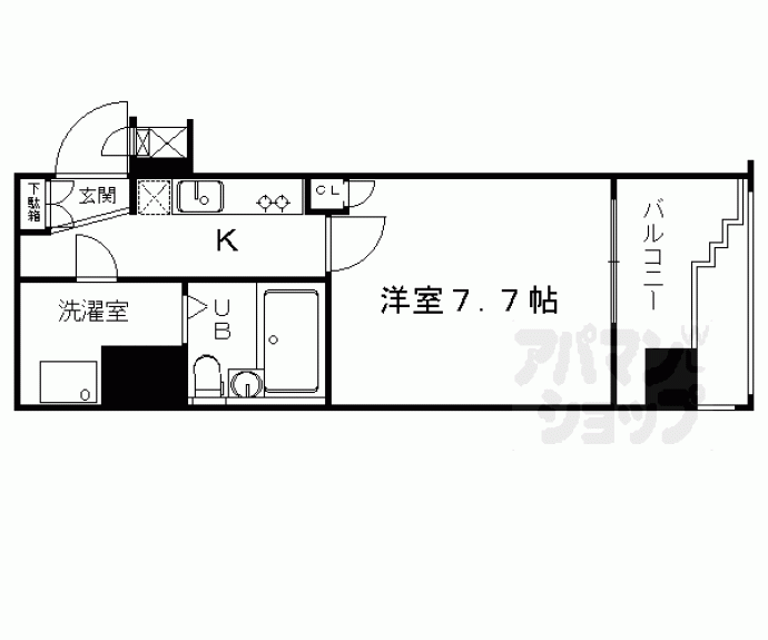 【コスモフォーラム四条】間取