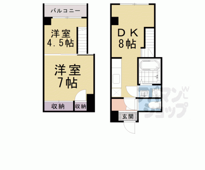 【ボヌール北村】間取