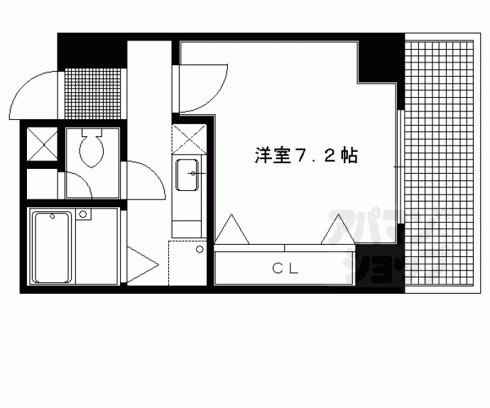 【ラビーム河原町】間取