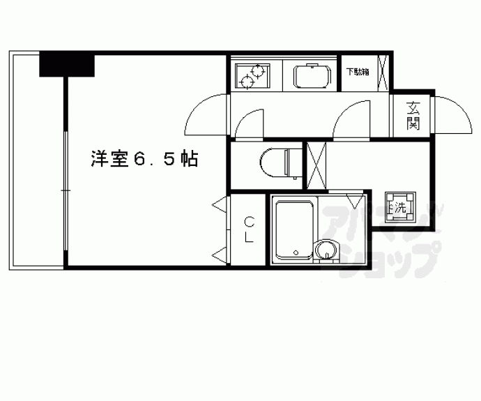 【ライオンズマンション京都河原町第３】間取