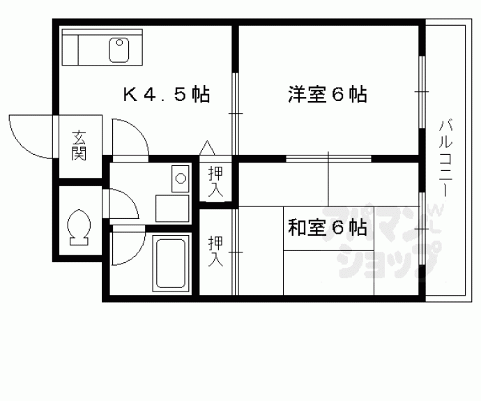 【ハイツウインズ】間取