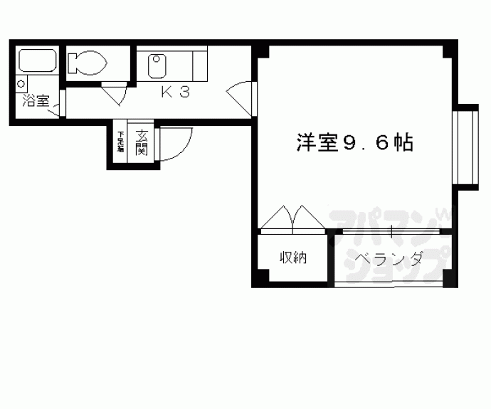 【フレール七条】間取