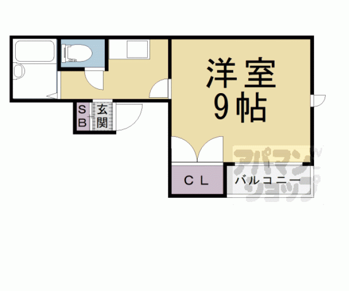 【フレール七条】間取