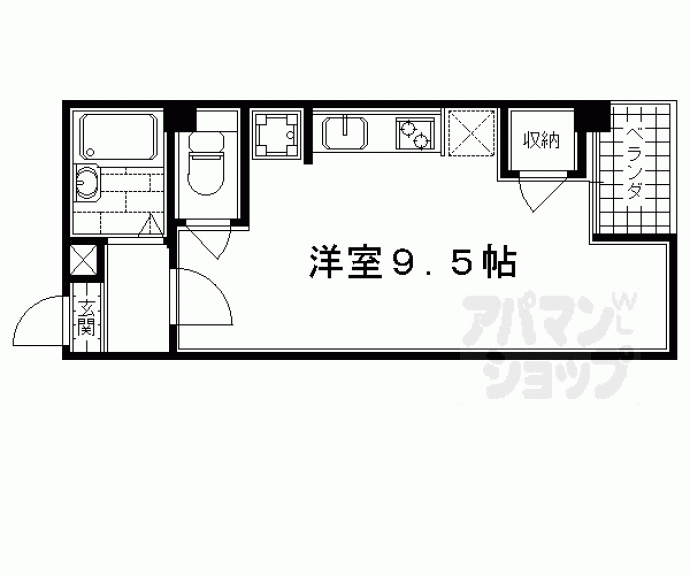 【くしげ五条】間取