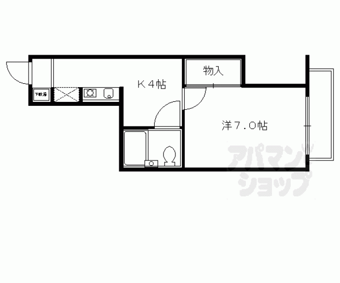 【ラ・フォーレ堺町】間取
