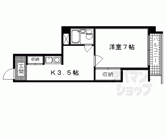 【ラ・フォーレ堺町】間取