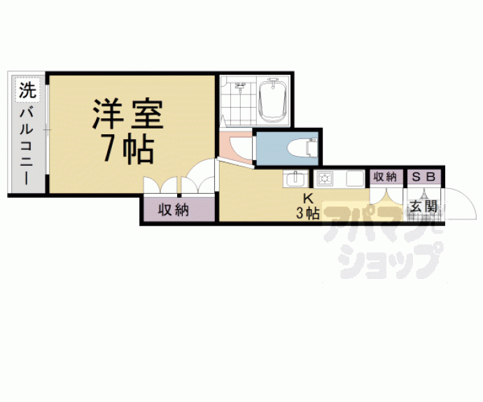 【ラ・フォーレ堺町】間取