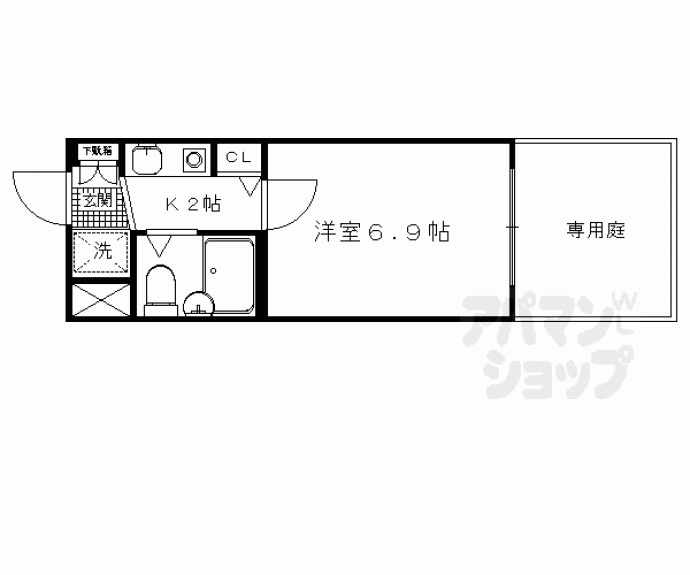 【ライオンズマンション鴨川北】間取