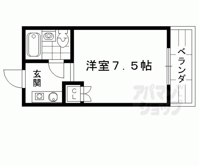 【ハウス東】間取