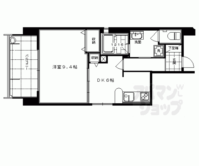 【ベラジオ烏丸東】間取