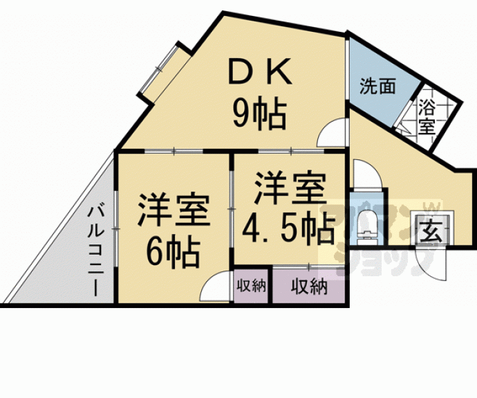 【堀川シティハイツ】間取