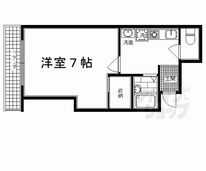 【リグラン烏丸五条】間取