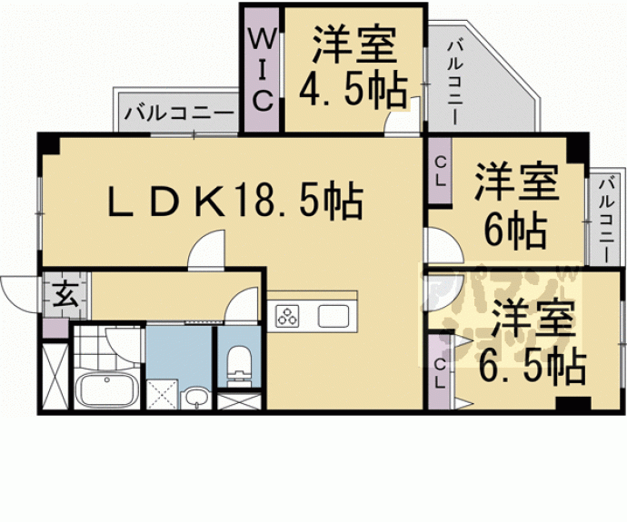 【インペリアル京都】間取