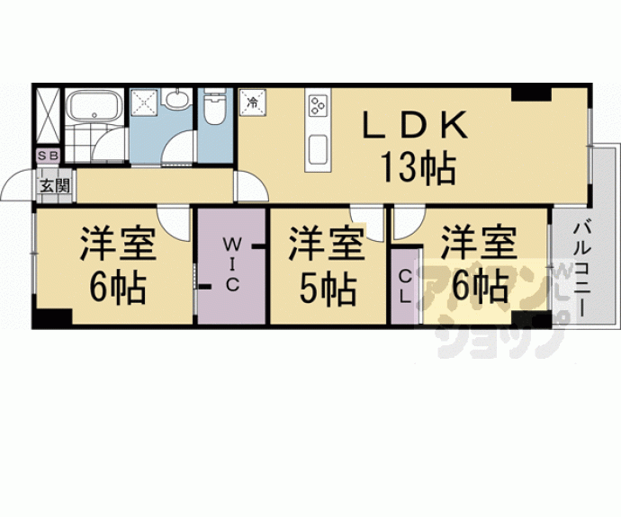 【インペリアル京都】間取
