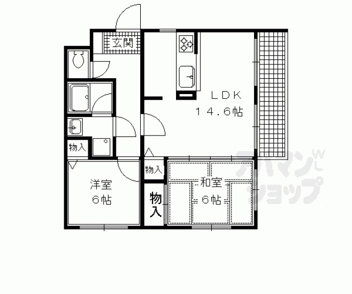 【グランドパレス北園】間取