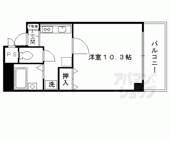 【珠光ビル松原】間取