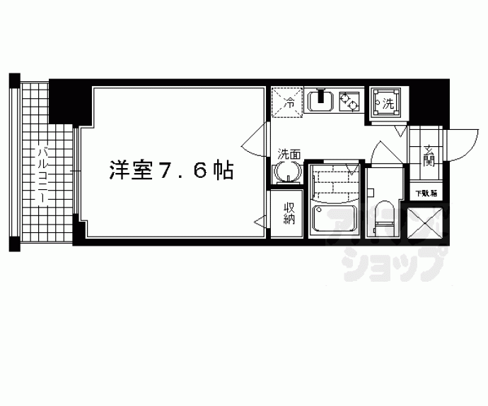 【アクアプレイス京都二条城】間取