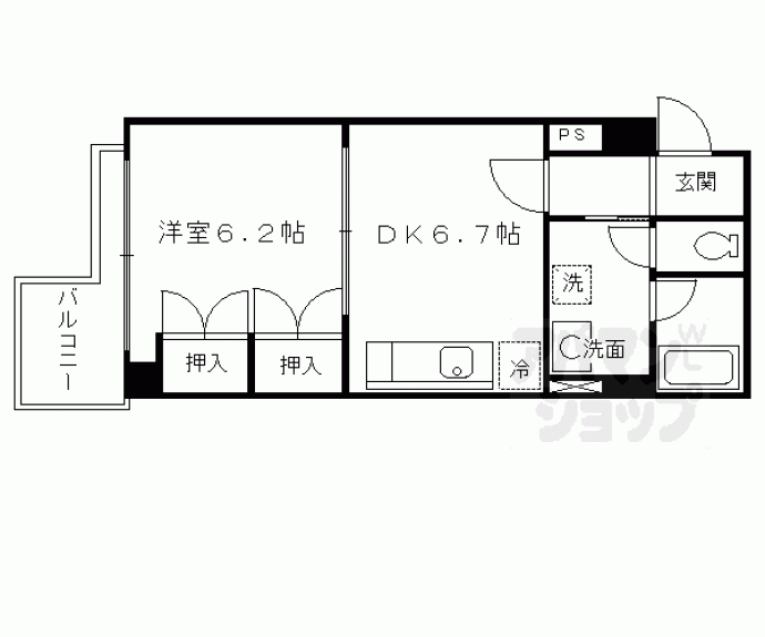 【メゾン・トアン】間取