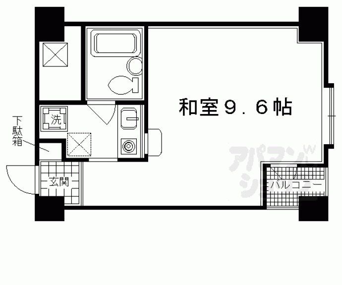 【グランドパレス堀川】間取
