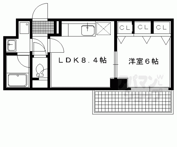 【プラネシア星の子四条烏丸】間取
