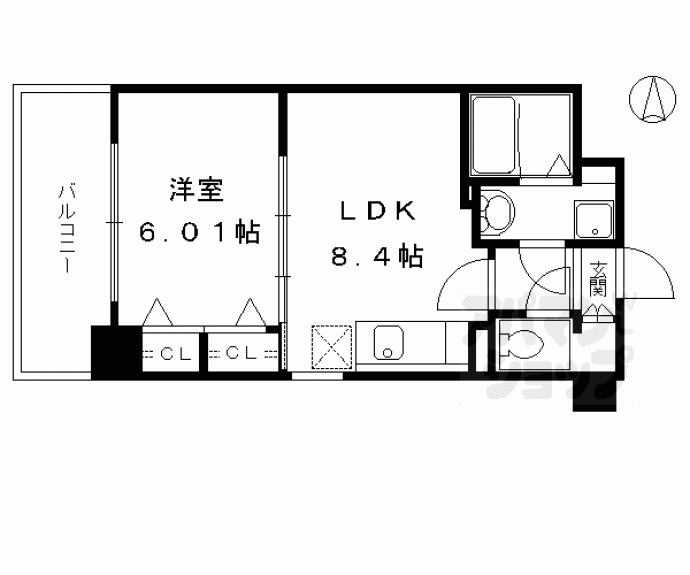 【プラネシア星の子京都駅前西】間取