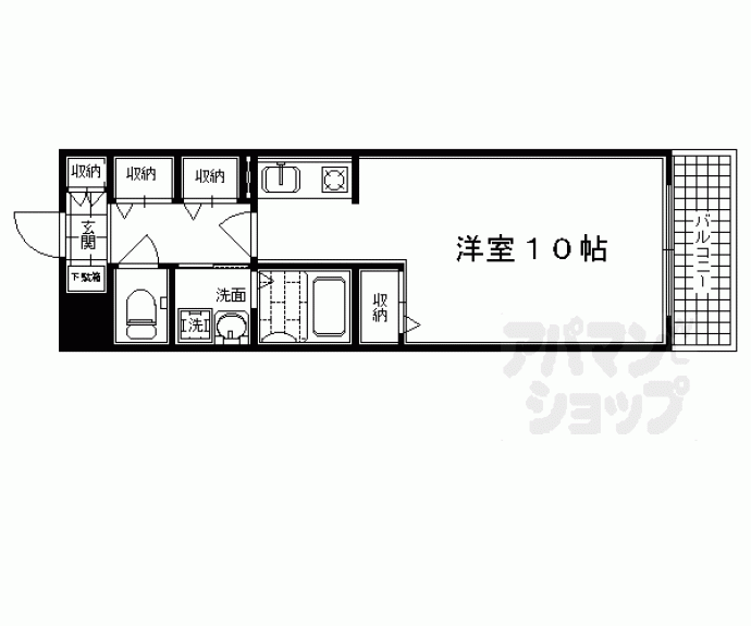 【レジーナ錦小路】間取