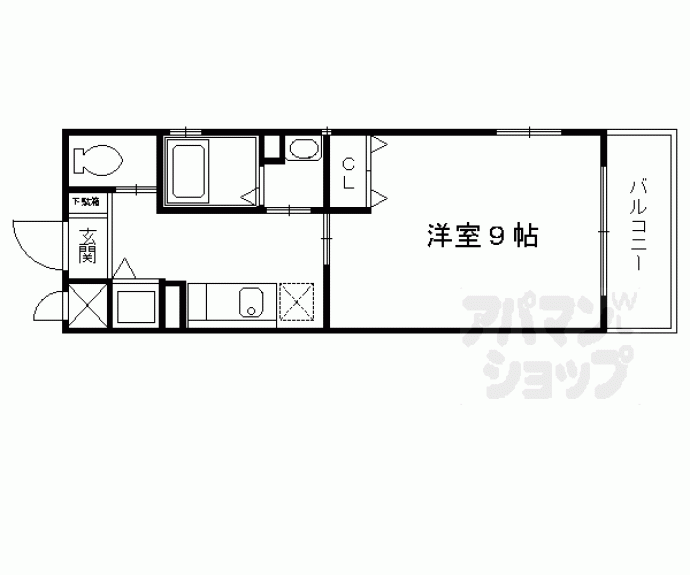 【ウイング東山】間取
