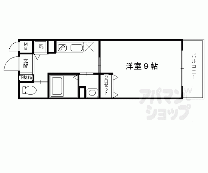 【ウイング東山】間取