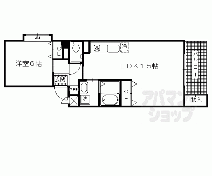 【ウイング東山】間取