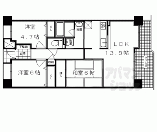 【ファミールガーデン二条駅前】