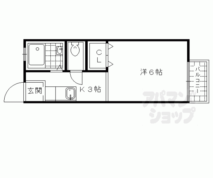 【スパローハイツⅠ】間取