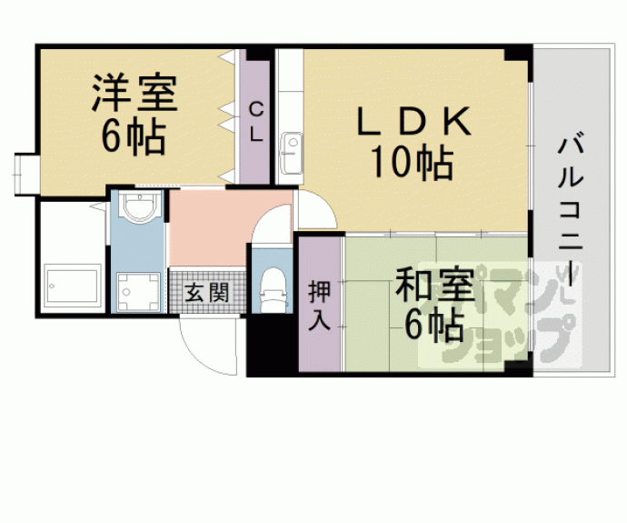【Ｋ‐ＦＬＡＴ　ＭＯＲＥ】間取