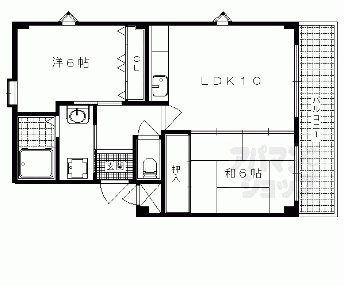 【Ｋ‐ＦＬＡＴ　ＭＯＲＥ】間取