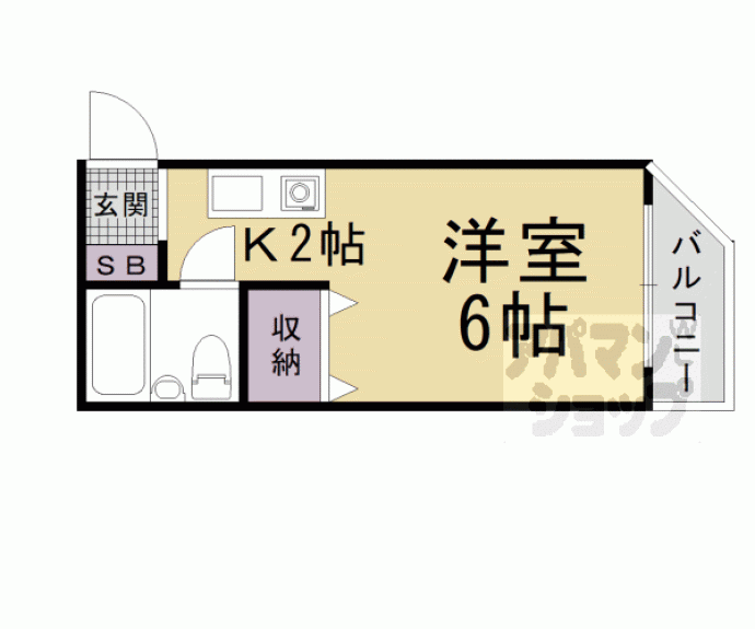 【プルシャン山科】間取