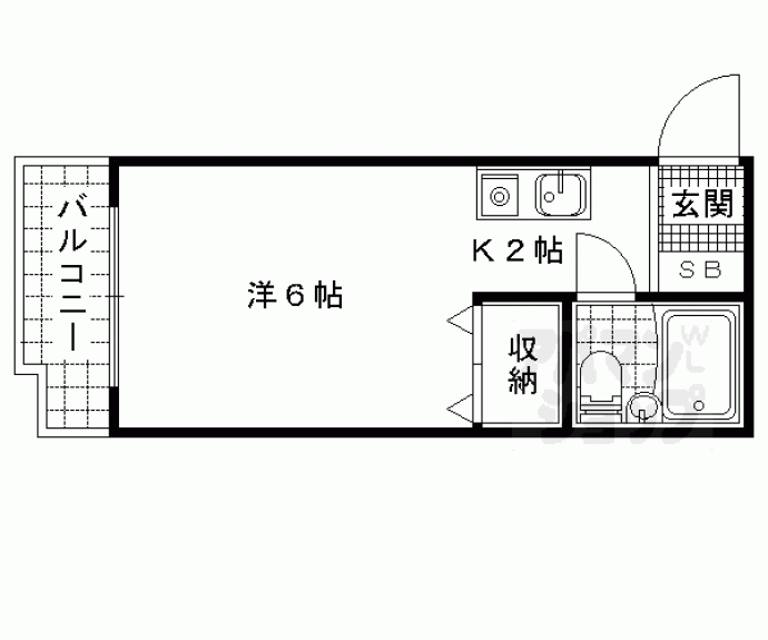 【プルシャン山科】間取