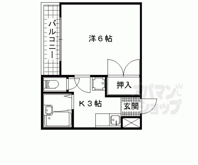 【ファルーシュ２４】間取