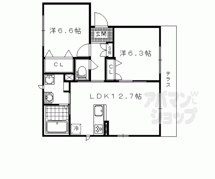 【ミレット音羽】間取