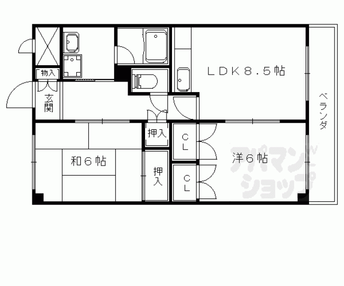 【ファミールＴ．ＣアクトⅡ】間取