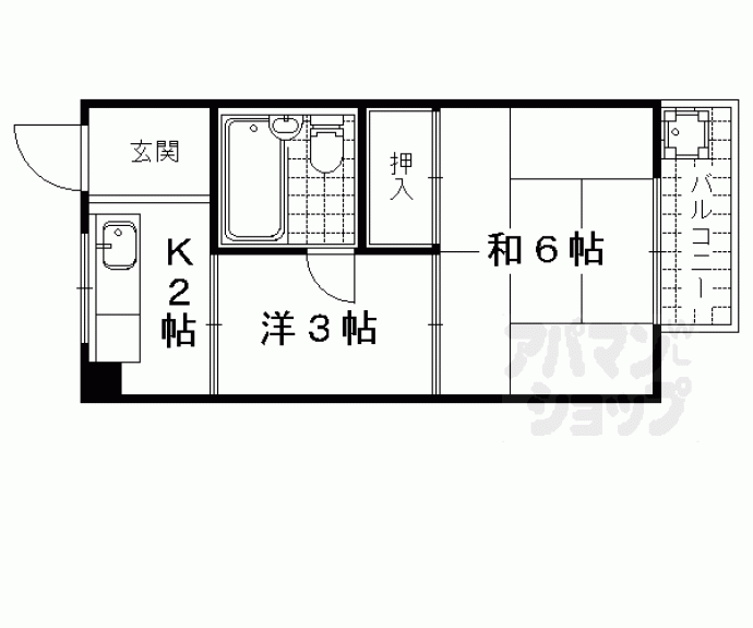 【エクセレント日ノ岡】間取