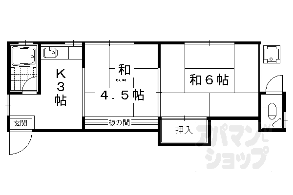 【こがねリブマンション】間取
