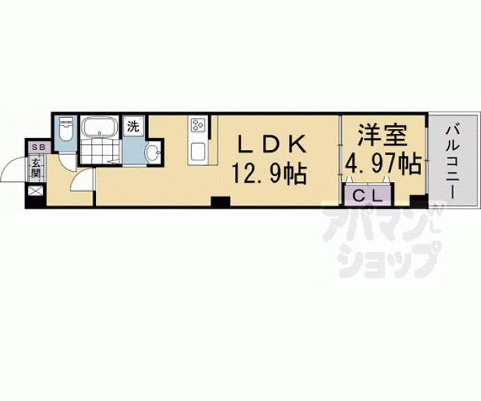 【エクセレント山科】間取