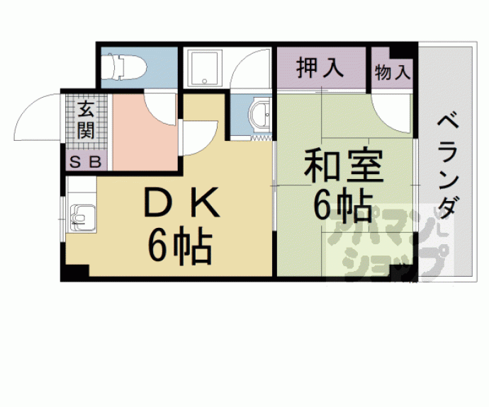 【オリエント西山科】間取