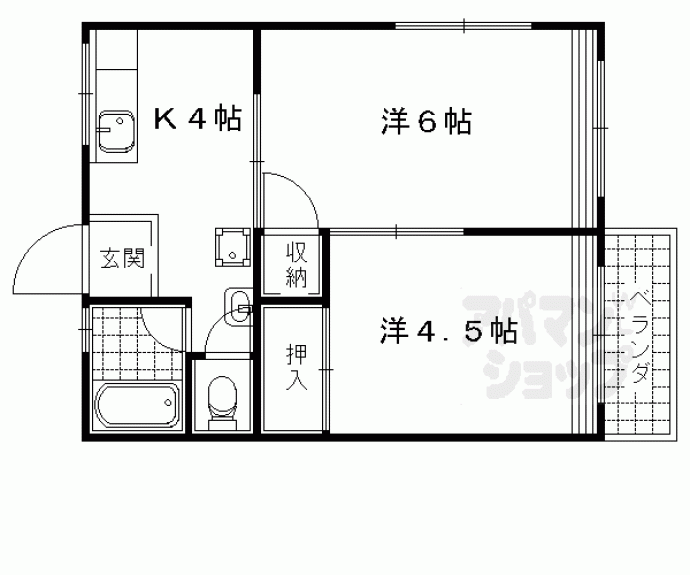 【松井マンション】間取