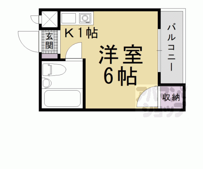 【ヴィラ東海５号館】間取