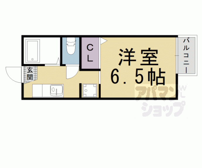 【クローバーハウス御陵】間取