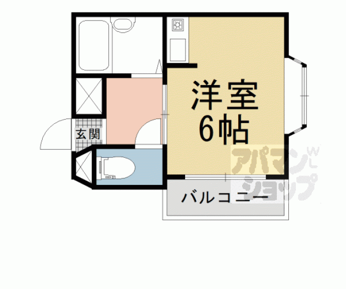 【ヴィラ御陵】間取