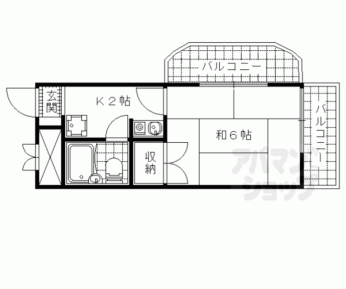 【メゾングランドール】間取